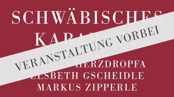 Schwäbisches Kabarett im Juni