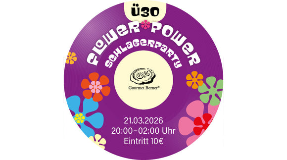 Flower Power Schlagerparty ü30 (03/26)